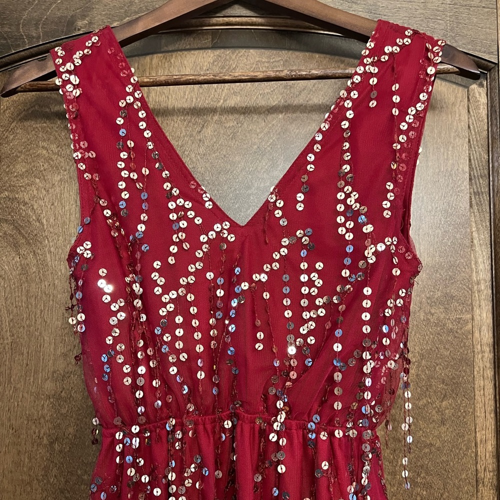 Southern Fried Chics sequin party dress XS